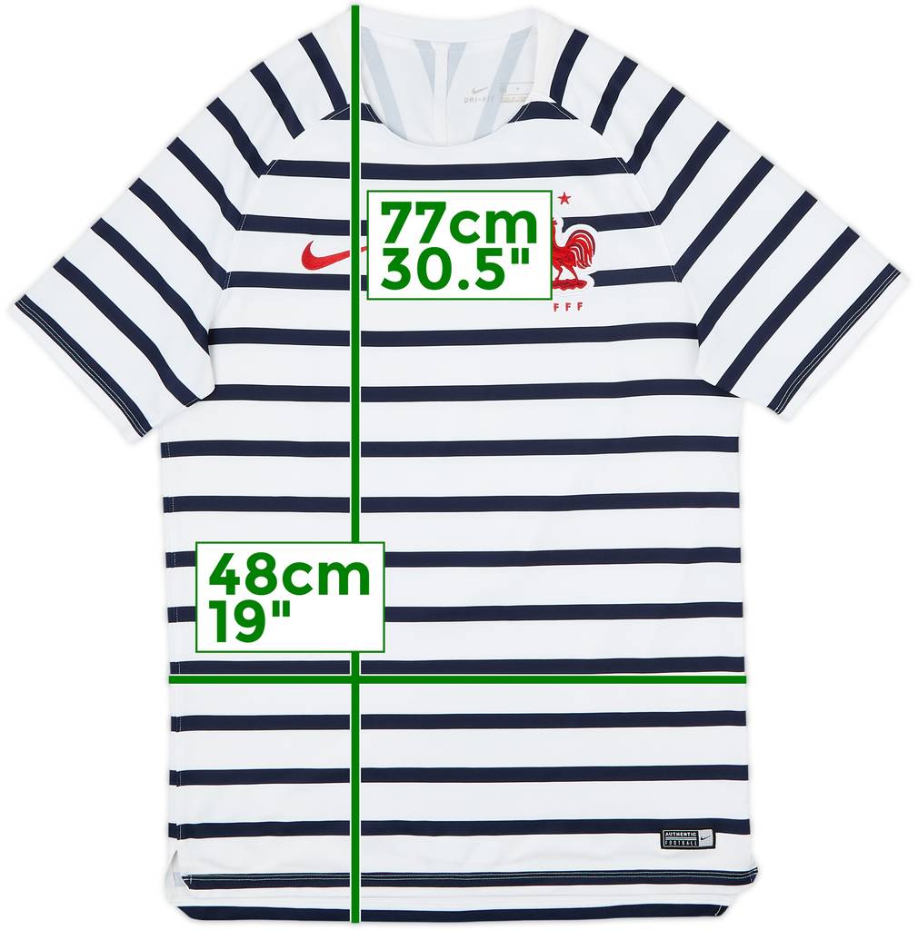 2018-19 France Nike Training Shirt - 10/10 - (L)