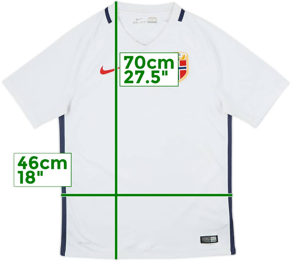 2016-18 Norway Away Shirt - 6/10 - (S)