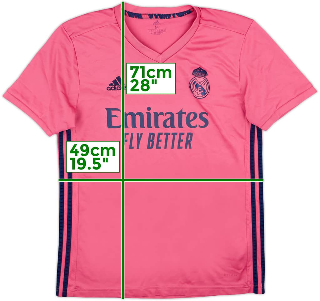 2020-21 Real Madrid Away Shirt - 7/10 - (M)