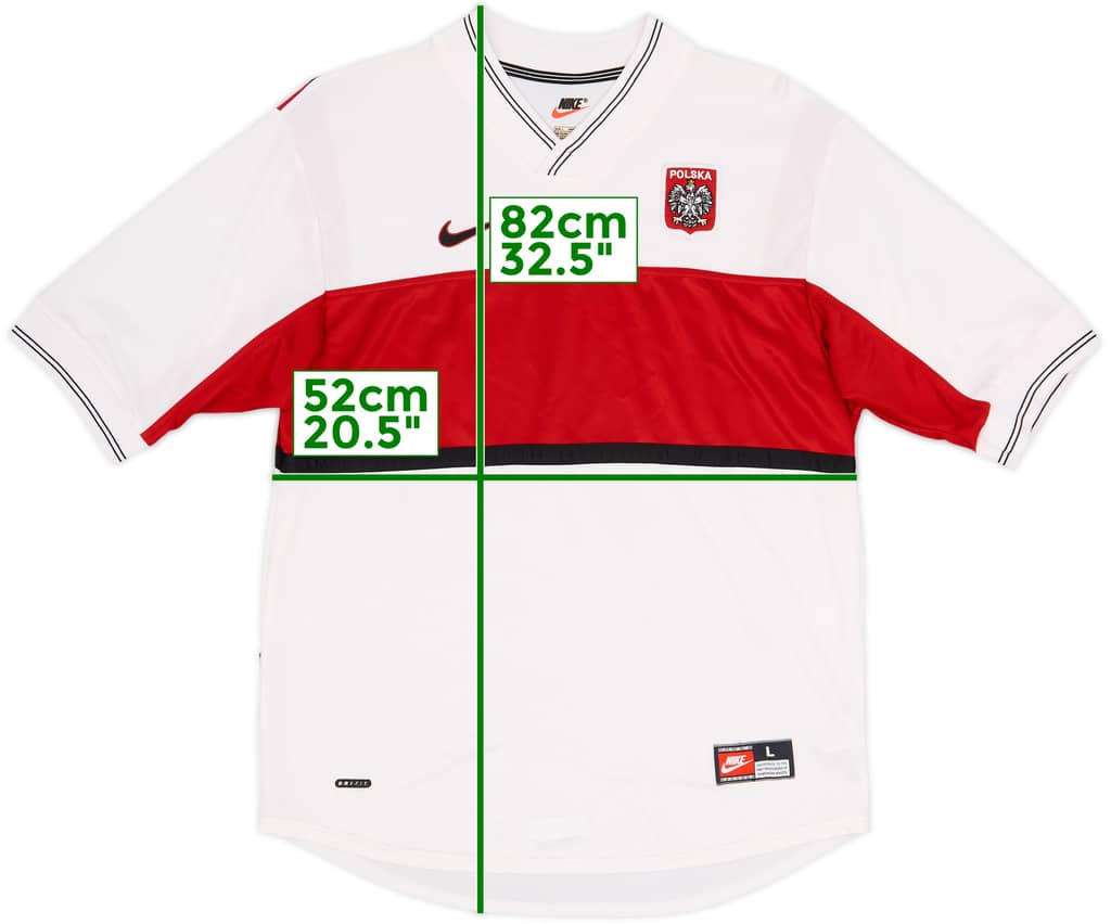 1998-99 Poland Home Shirt - 8/10 - (L)