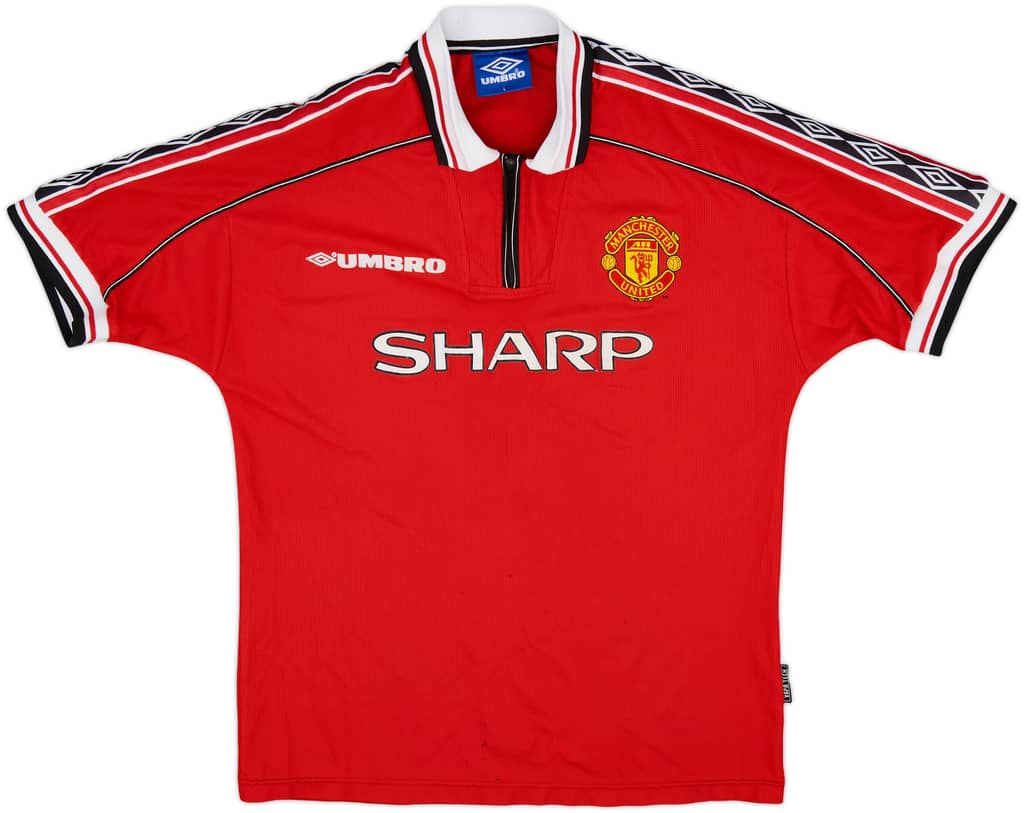 1998-00 Manchester United Home Shirt - 5/10 - (L)