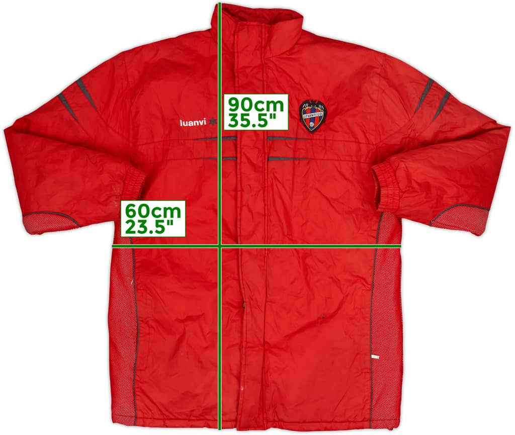 2011-12 Levante Luanvi Padded Bench Coat - 7/10 - (M)