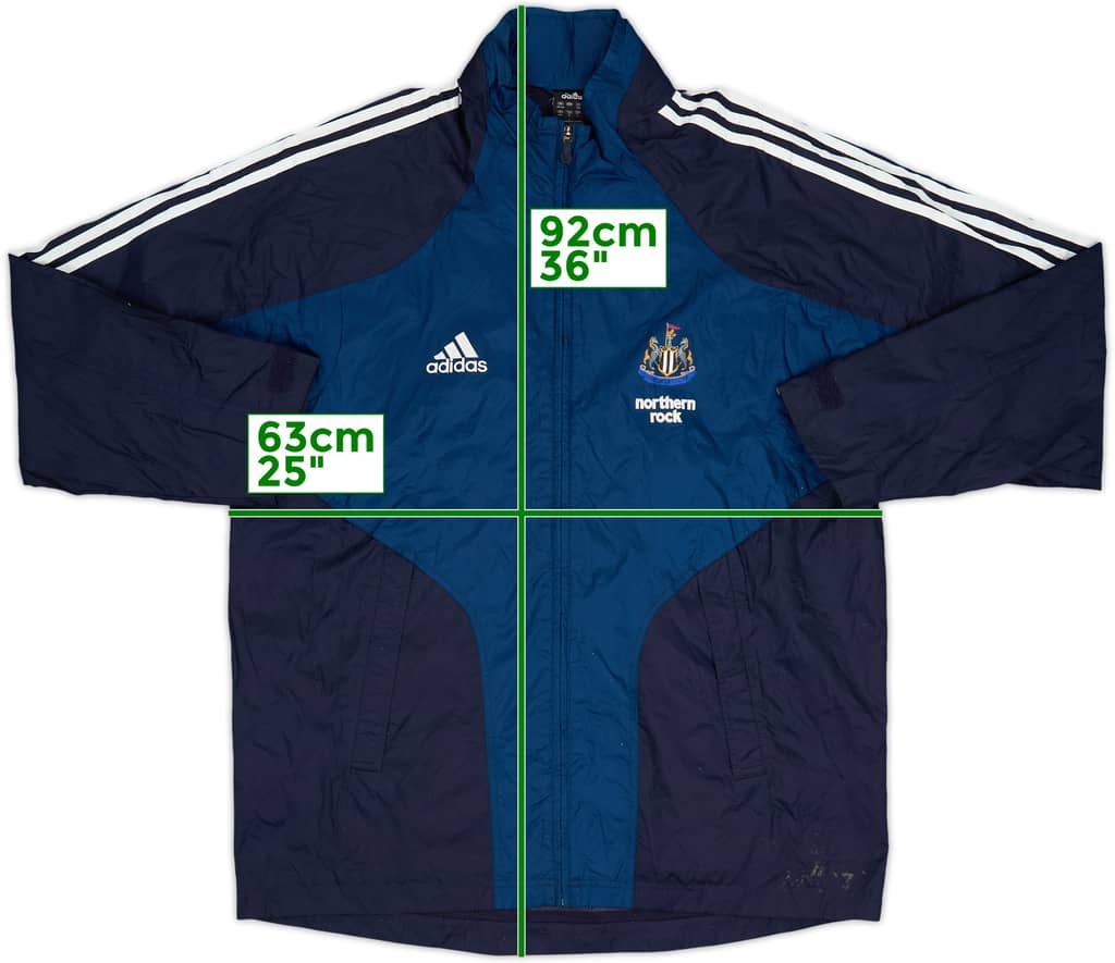 2004-05 Newcastle adidas Hooded Rain Jacket - 6/10 - (M)