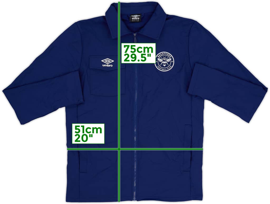 2024-25 Brentford Umbro Track Jacket - 8/10 - (M)