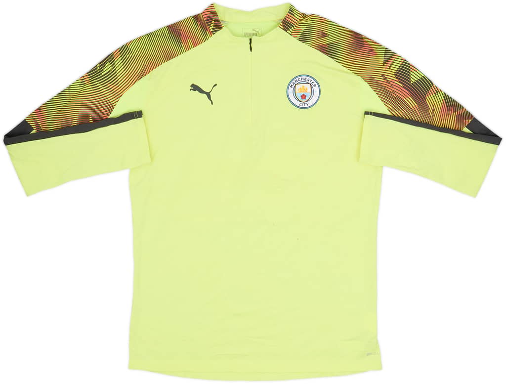 2019-20 Manchester City Puma 1/4 Zip Drill Top - 5/10 - (L)