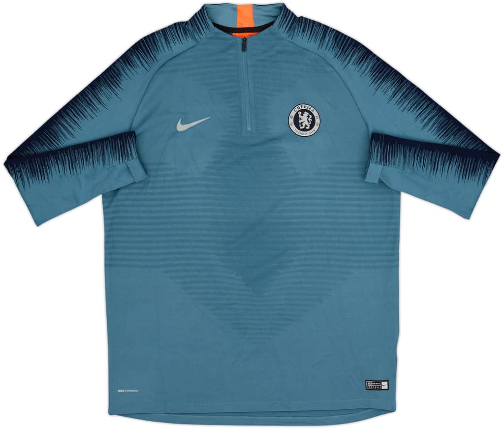 2018-19 Chelsea Nike Vaporknit 1/4 Zip Drill Top - 8/10 - (XL)