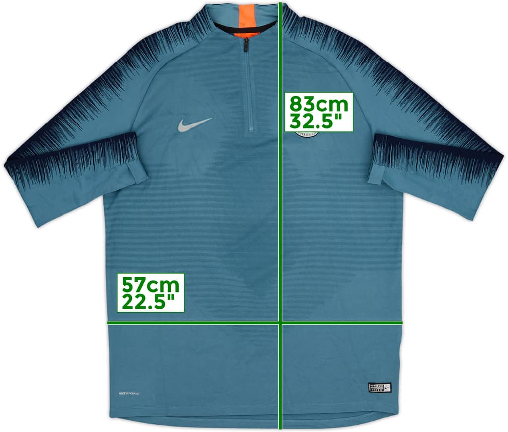 2018-19 Chelsea Nike Vaporknit 1/4 Zip Drill Top - 8/10 - (XL)