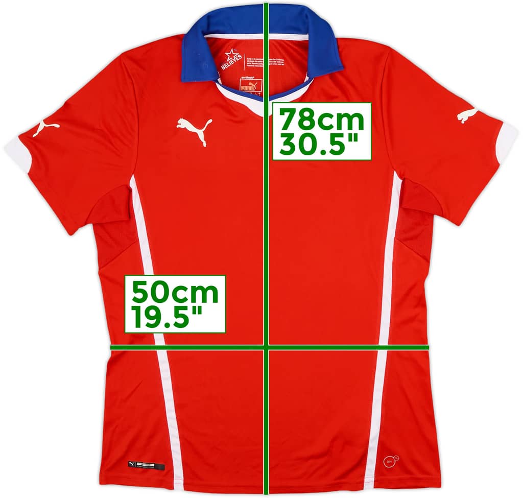 2014-15 Chile Home Shirt - 8/10 - (L)