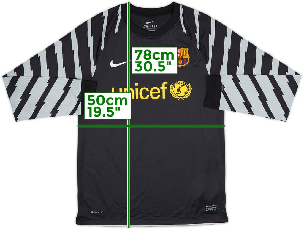 2010-11 Barcelona GK Shirt - 9/10 - (M)