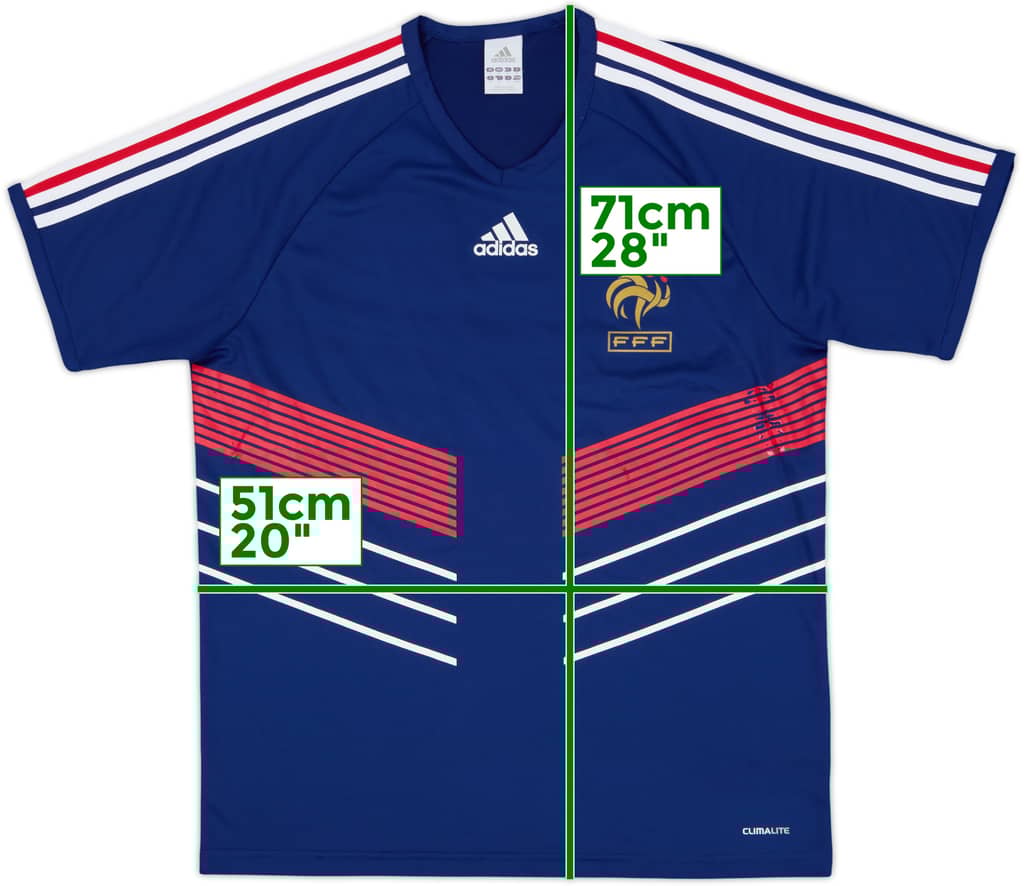 2009-10 France Basic Home Shirt - 6/10 - (M)