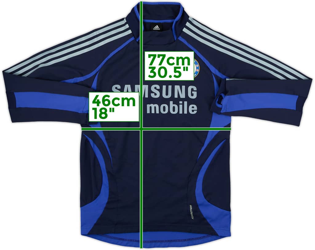 2006-07 Chelsea adidas Formotion Drill Top - 8/10 - (S)