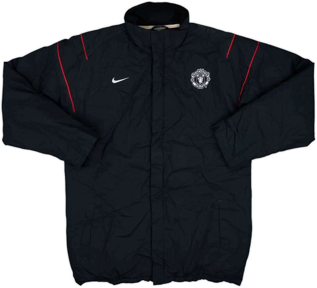 2003-04 Manchester United Nike Padded Bench Coat - 6/10 - (S)