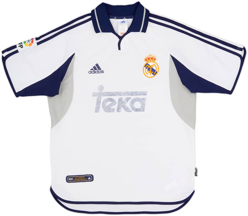 2000-01 Real Madrid Home Shirt - 4/10 - (S)
