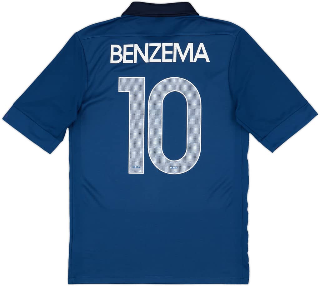 2011-12 France Home Shirt Benzema #10 - 7/10 - (S)