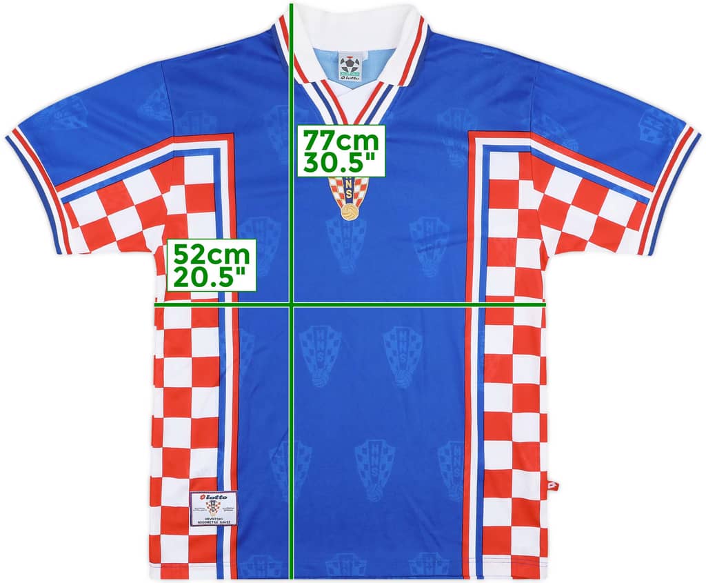 1998-01 Croatia Away Shirt - 8/10 - (L)