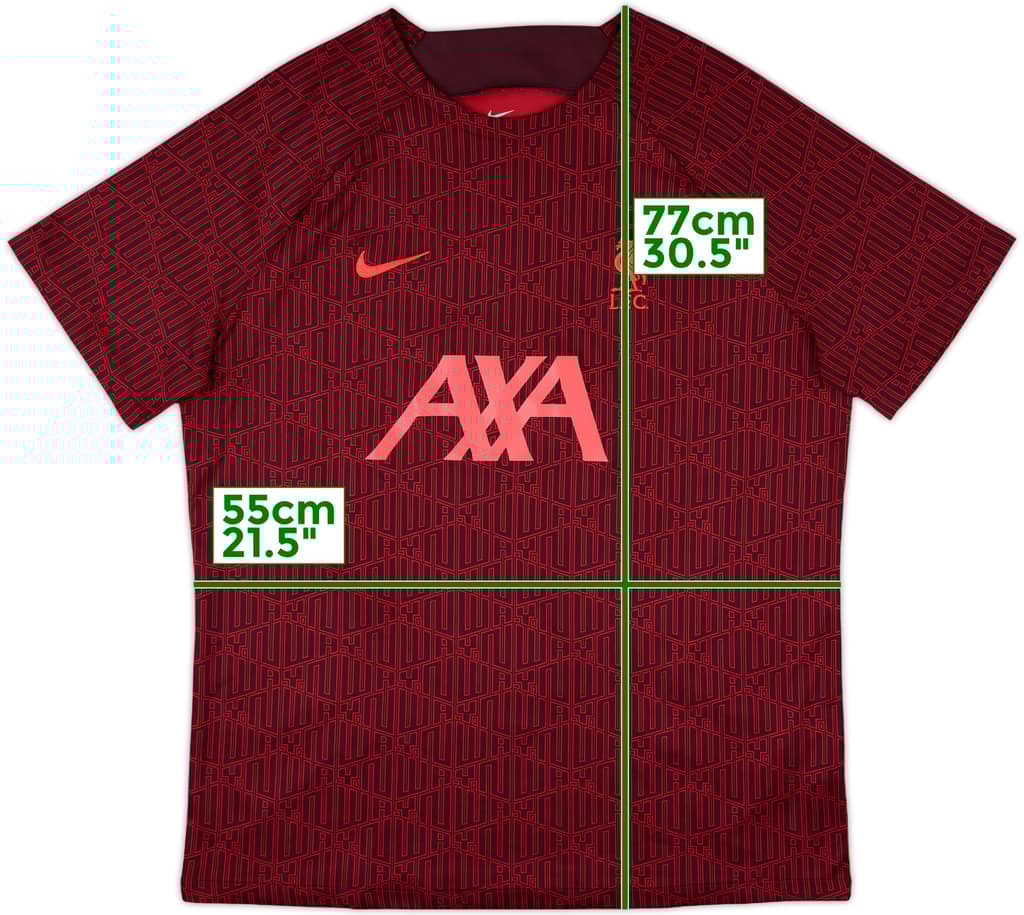 2022-23 Liverpool Nike Training Shirt - 9/10 - (XL)
