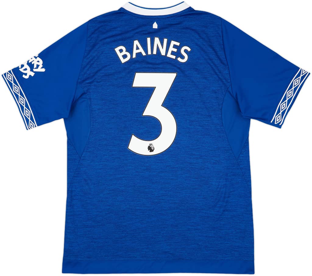 2018-19 Everton Home Shirt Baines #3 - 8/10 - (L)