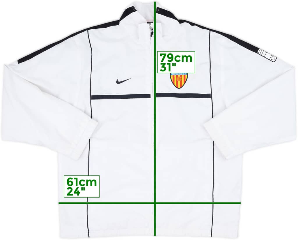 2002-03 Valencia Nike Track Jacket - 6/10 - (L)
