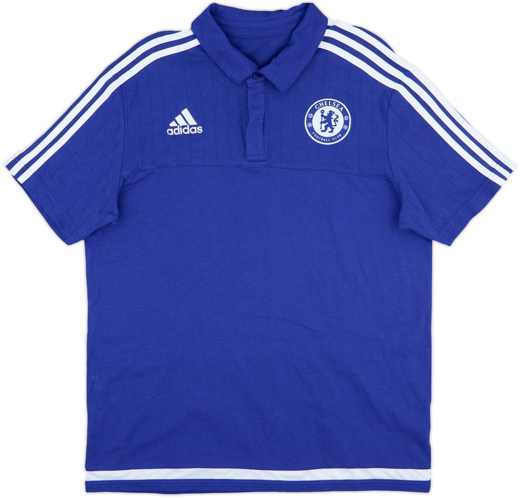 2015-16 Chelsea adidas Polo Shirt - 9/10 - (L)