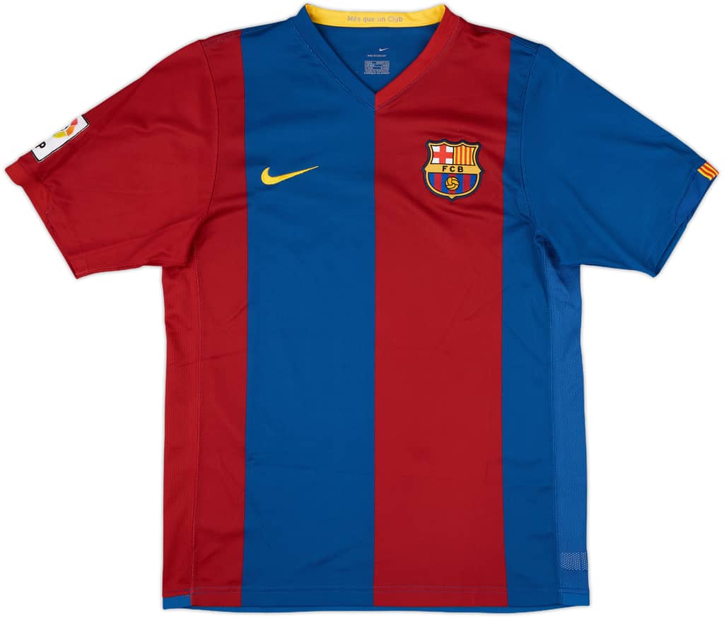 2006-07 Barcelona Home Shirt Ronaldinho #10 - 9/10 - (S)