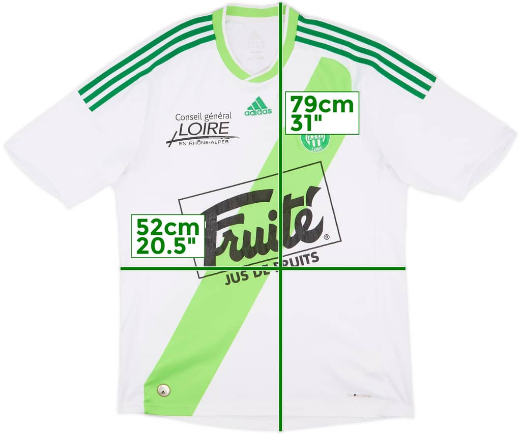 2009-10 Saint Etienne Away Shirt - 6/10 - (L)