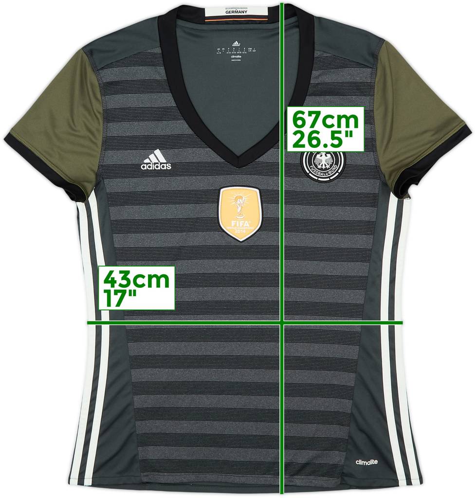 2015-17 Germany Away Shirt - 10/10 - (Women's L)