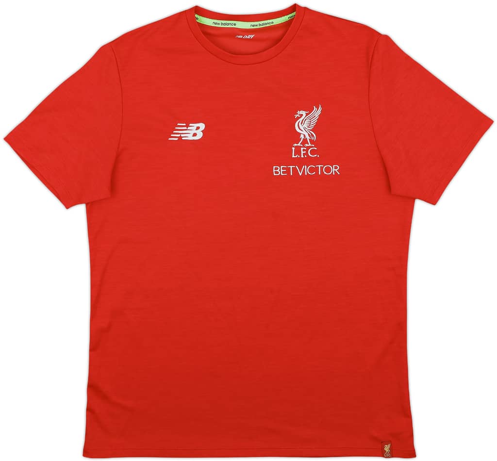 2018-19 Liverpool New Balance Training Shirt - 8/10 - (S)