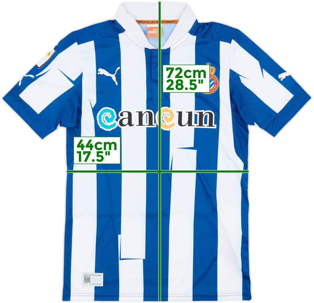 2012-13 Espanyol Home Shirt - 9/10 - (S)
