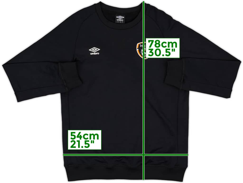 2016-17 Ireland Umbro Sweat Top - 8/10 - (XL)