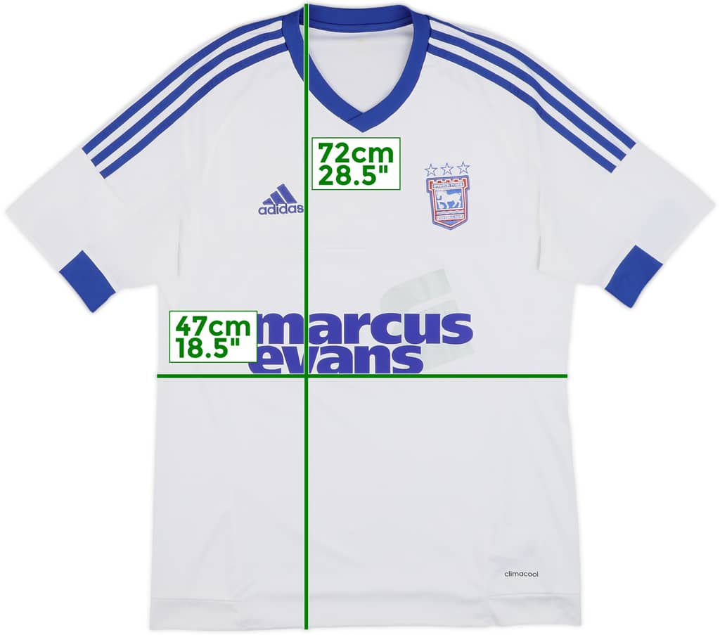 2016-17 Ipswich Away Shirt - 8/10 - (M)