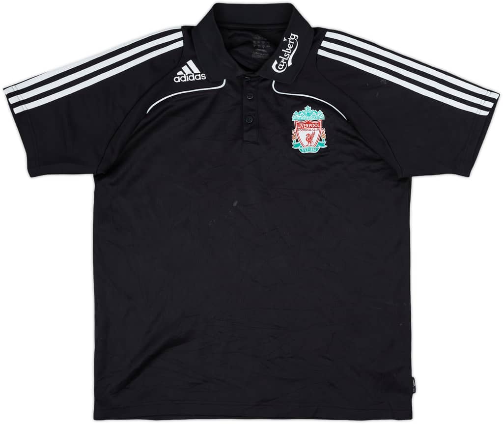 2008-09 Liverpool adidas Polo Shirt - 6/10 - (L)