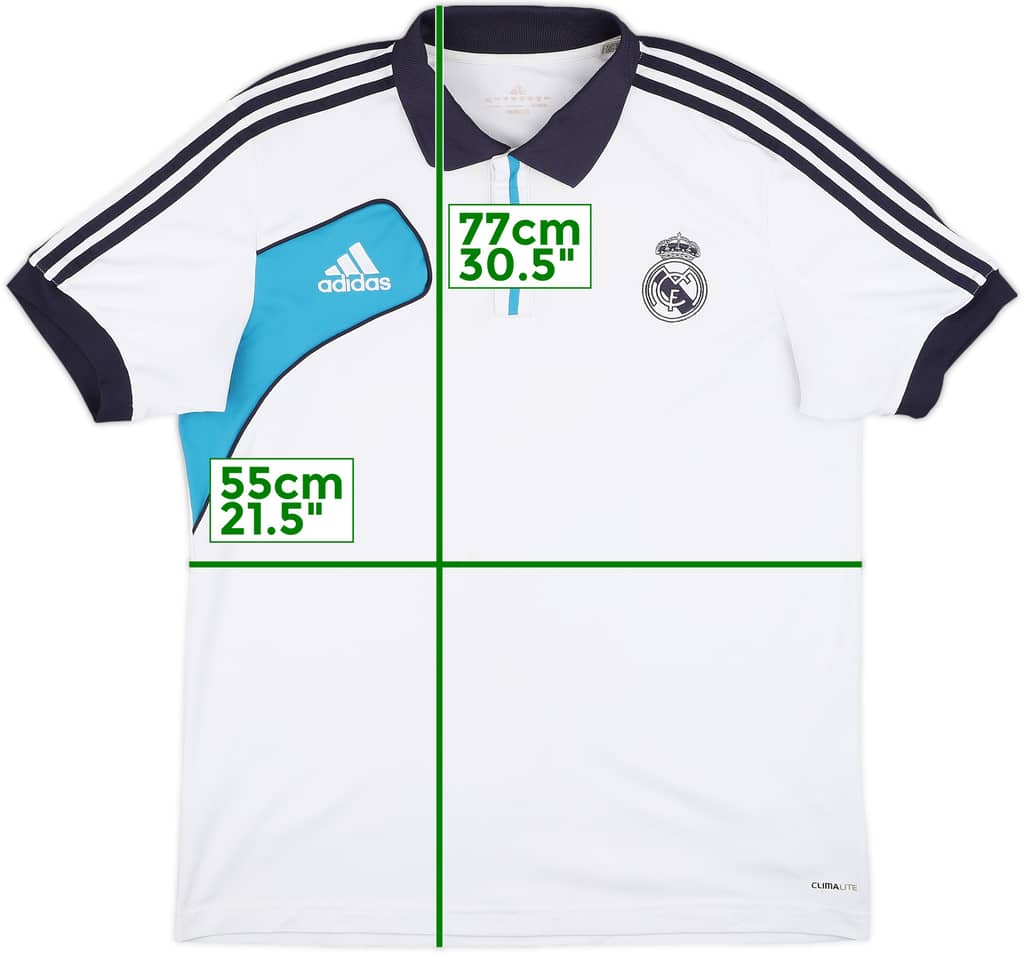 2012-13 Real Madrid adidas Polo Shirt - 6/10 - (M)