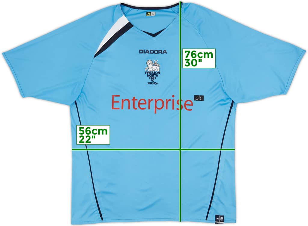 2005-06 Preston North End Away Shirt - 9/10 - (L)