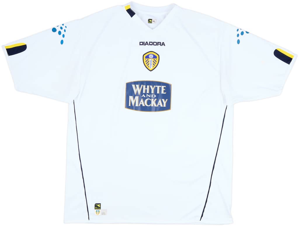 2004-05 Leeds United Home Shirt - 6/10 - (XL)