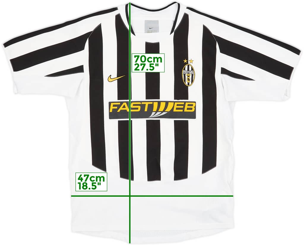 2003-04 Juventus Home Shirt - 6/10 - (XL.Boys)