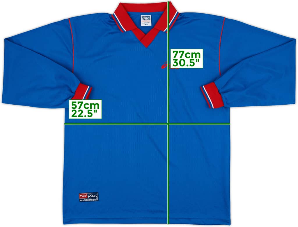 1990s Asics Template L/S Shirt - 9/10 - (XL)