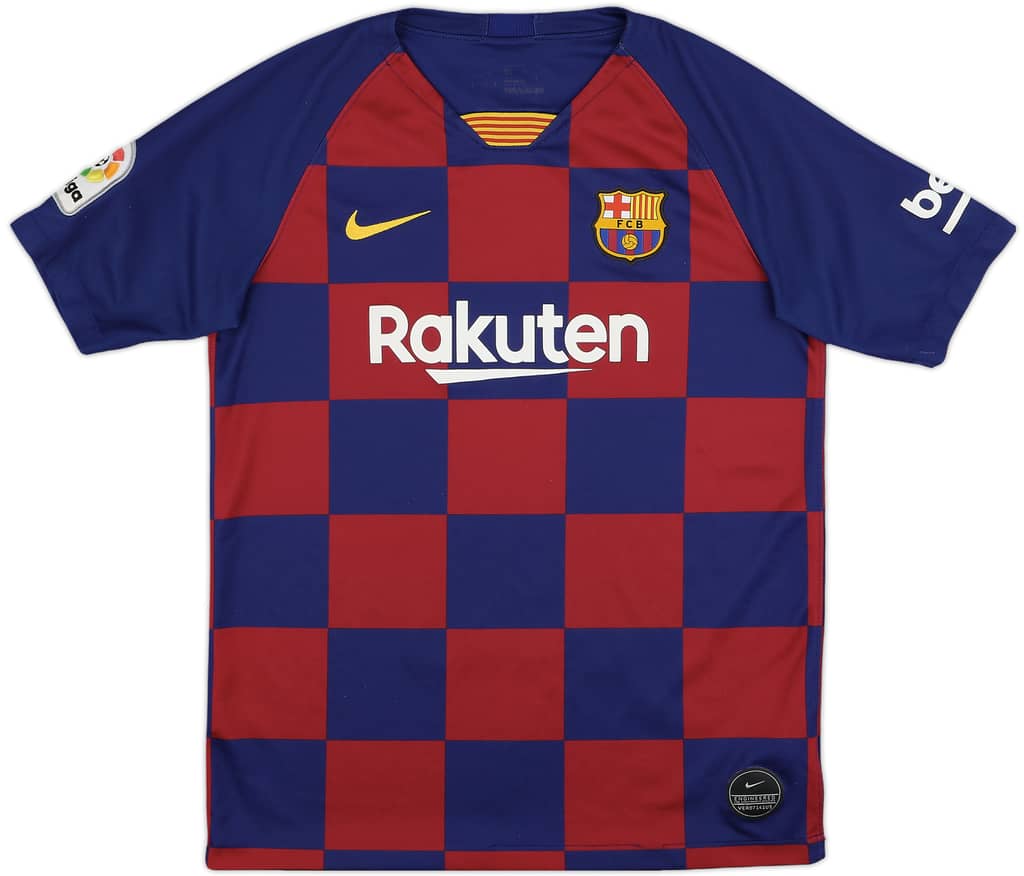 2019-20 Barcelona Home Shirt - 7/10 - (XL.Boys)