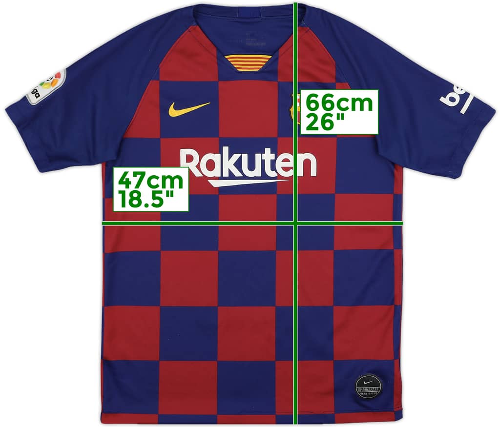 2019-20 Barcelona Home Shirt - 7/10 - (XL.Boys)