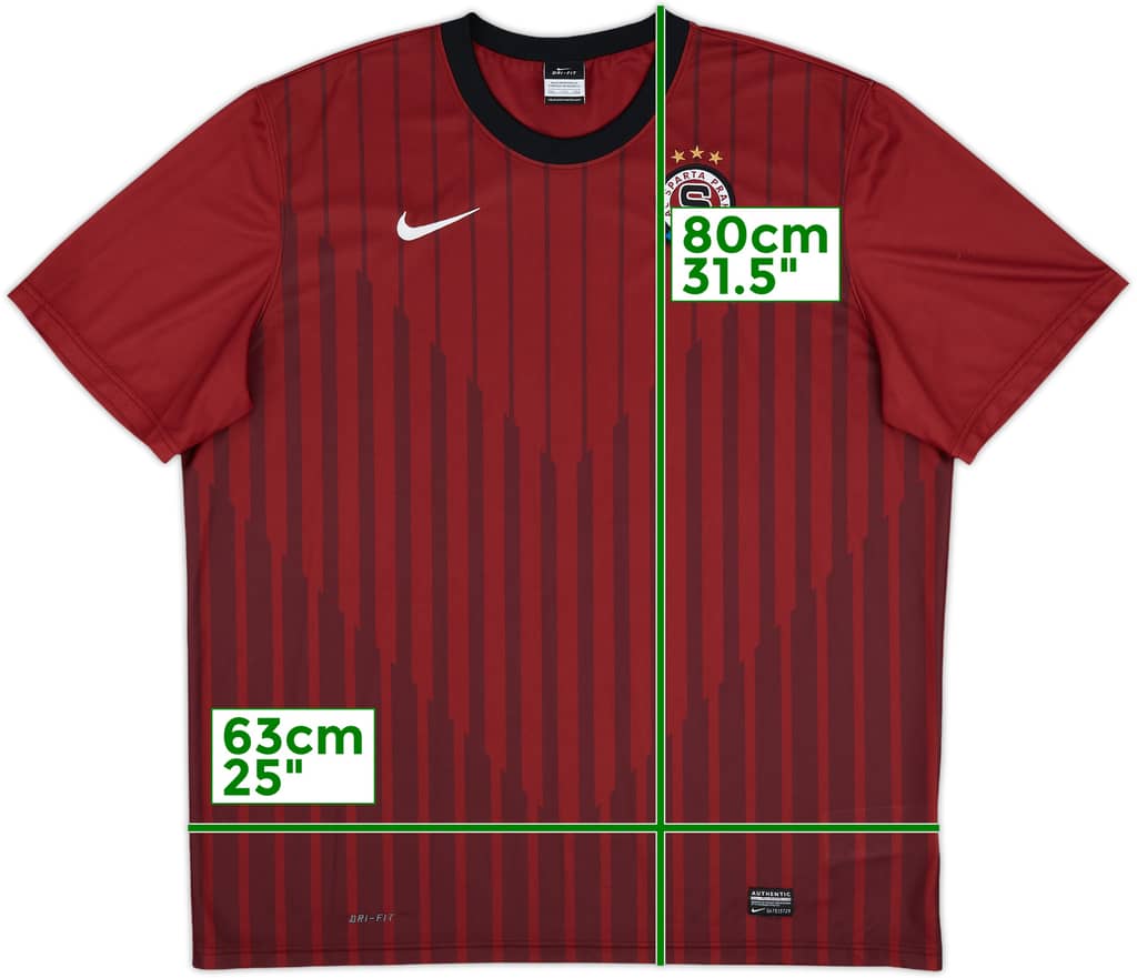 2012-13 Sparta Prague Home Shirt - 7/10 - (XXL)