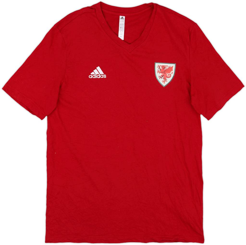 2022-23 Wales adidas Cotton Tee - 8/10 - (M)