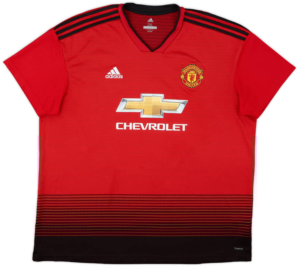 2018-19 Manchester United Home Shirt Shaw #23 - 9/10 - (XXL)