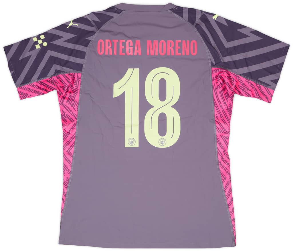 2023-24 Manchester City Match Issue FA Cup GK Shirt Ortega Moreno #18