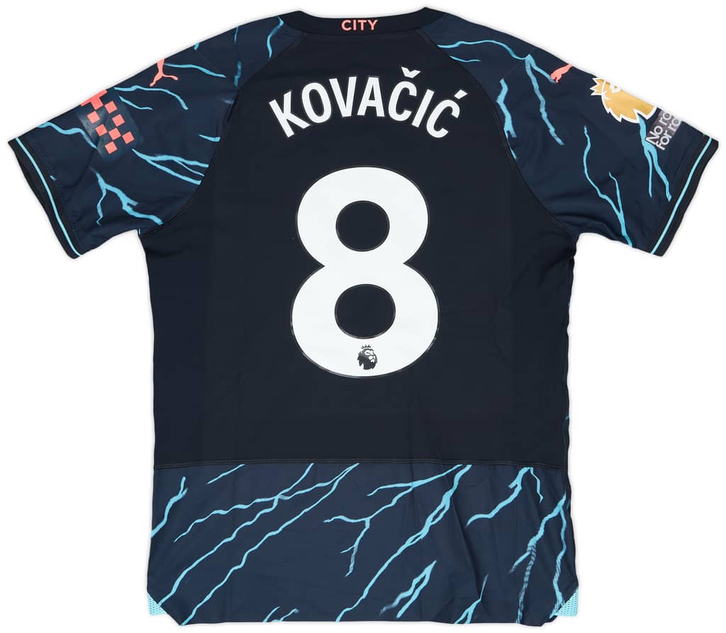 2023-24 Manchester City Match Issue Third Shirt Kovačić #8
