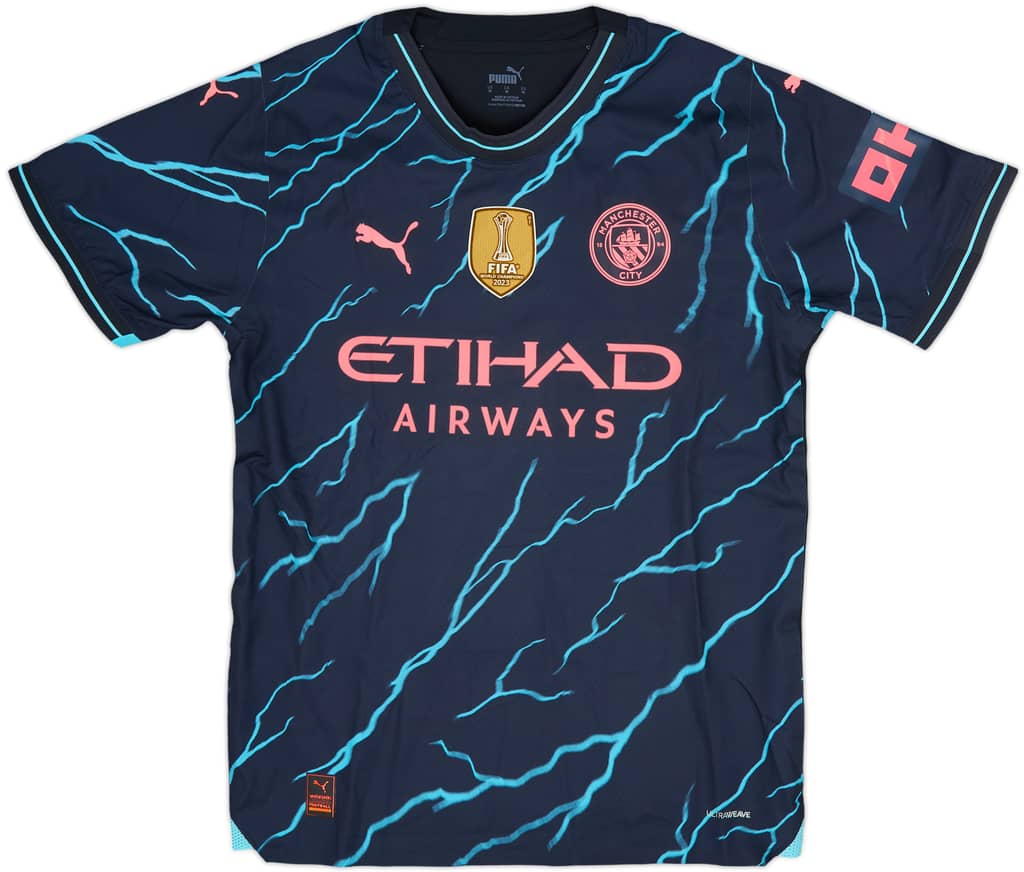 2023-24 Manchester City Match Issue FA Cup Third Shirt Lewis #82