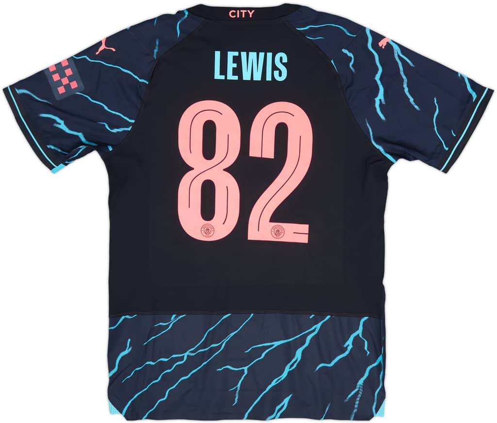 2023-24 Manchester City Match Issue FA Cup Third Shirt Lewis #82