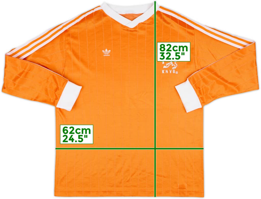 1988-90 Netherlands Centenary Home L/S Shirt - 8/10 - (XL)
