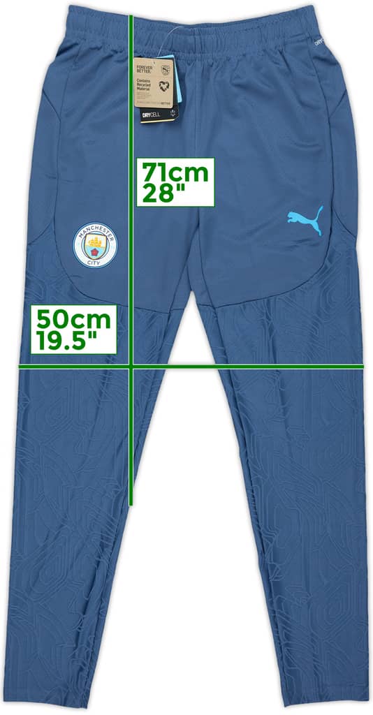 2024-25 Manchester City Player Issue Training Pants/Bottoms