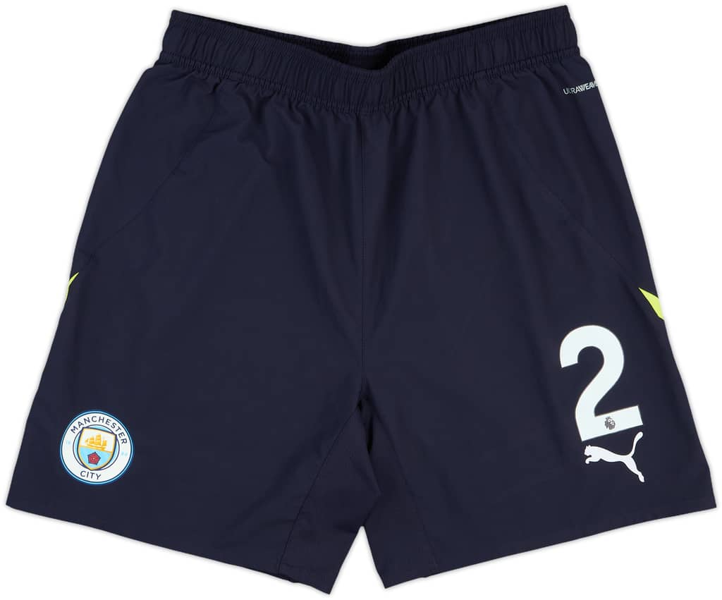 2024-25 Manchester City Match Issue Away Shorts #2 (Walker)