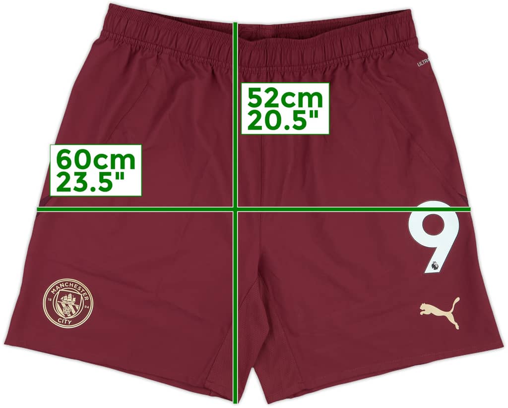 2024-25 Manchester City Match Issue Third Shorts #9 (Haaland)