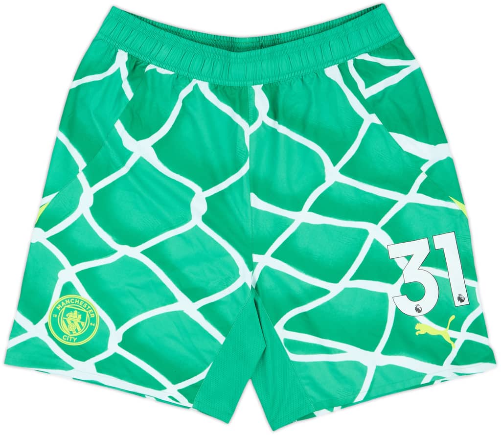 2024-25 Manchester City Match Issue GK Shorts #31 (Ederson)